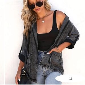 BEXLEY POCKETED LIGHTWEIGHT BLAZER - GRAPHITE
